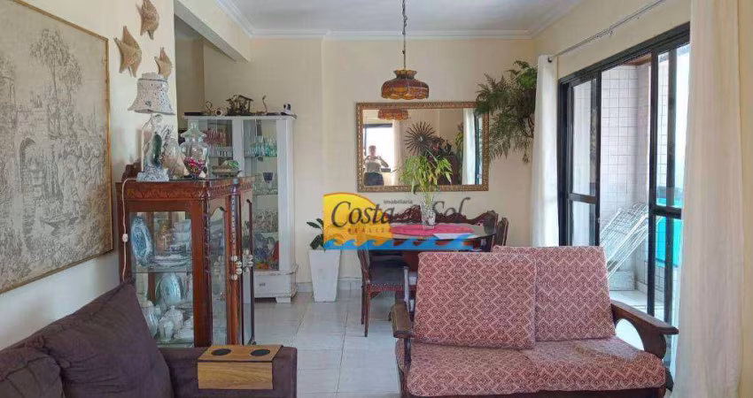 Apartamento com 3 dormitórios à venda, 117 m² por R$ 750.000,00 - Vila Caiçara - Praia Grande/SP