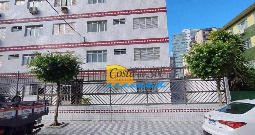 Apartamento com 1 dormitório para alugar, 38 m² por R$ 1.400,00/mês - Vila Guilhermina - Praia Grande/SP