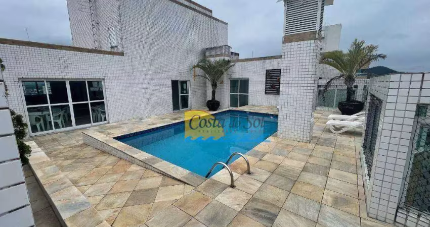 Apartamento com 2 dormitórios à venda, 77 m² por r$ 550.000,00 - vila guilhermina - praia grande/sp