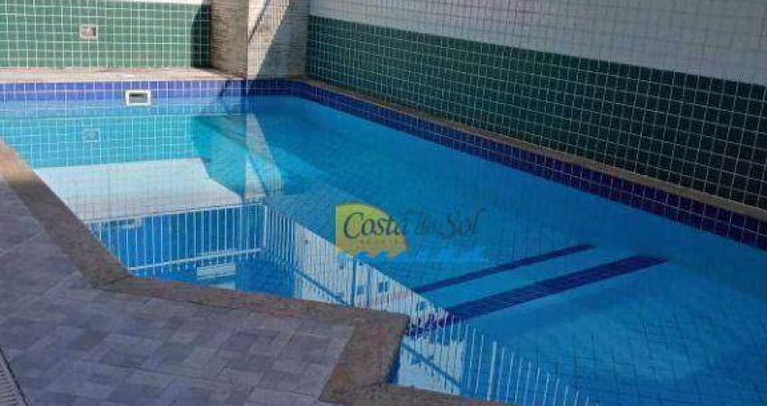 Apartamento com 2 dormitórios para alugar, 84 m² - Vila Guilhermina - Praia Grande/SP