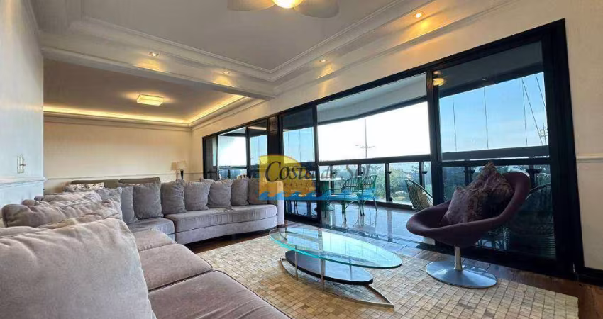 Apartamento com 3 dormitórios à venda, 252 m² por R$ 3.000.000,00 - Pompéia - Santos/SP