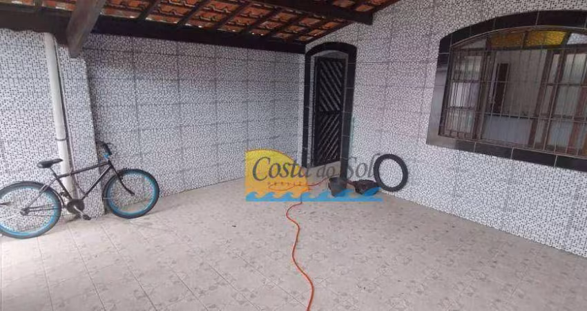 Casa com 2 dormitórios para alugar, 150 m² por R$ 2.800,00/mês - Vila Guilhermina - Praia Grande/SP