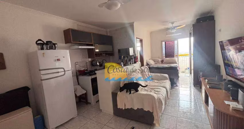 Kitnet à venda, 40 m² por r$ 205.000,00 - tupi - praia grande/sp