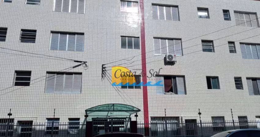 Apartamento com 1 dormitório para alugar, 56 m² por r$ 1.500,00/mês - vila guilhermina - praia grande/sp
