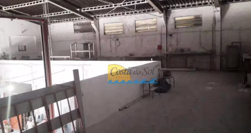 Galpão à venda, 275 m² por r$ 500.000,00 - vila balneária - praia grande/sp