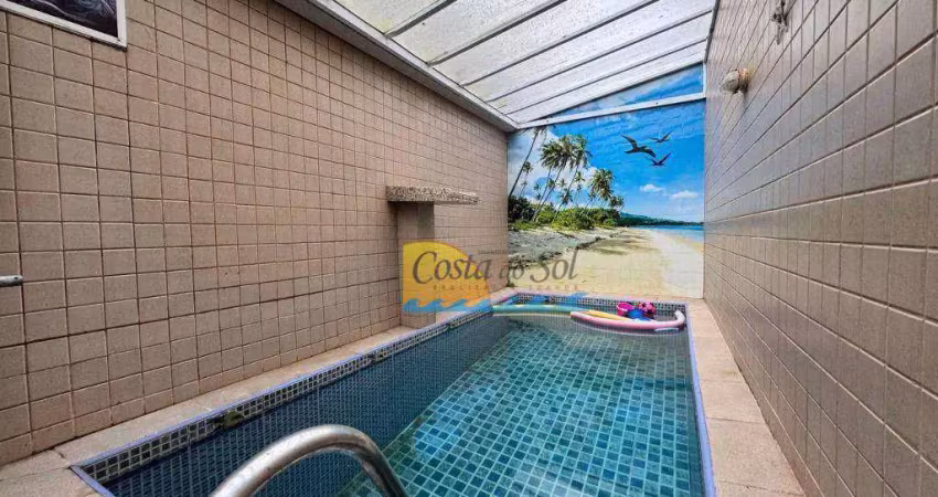 Casa com 3 dormitórios à venda, 380 m² por r$ 800.000,00 - vilamar - praia grande/sp