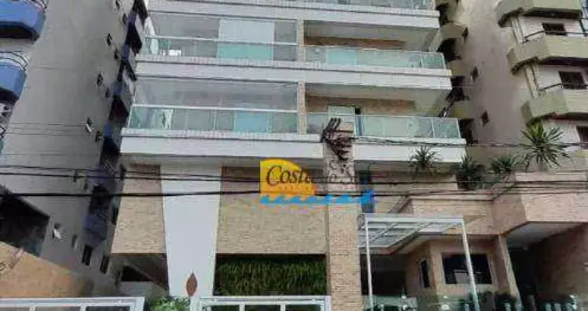 Apartamento com 1 dormitório para alugar, 44 m² por r$ 2.800,00/mês - canto do forte - praia grande/sp