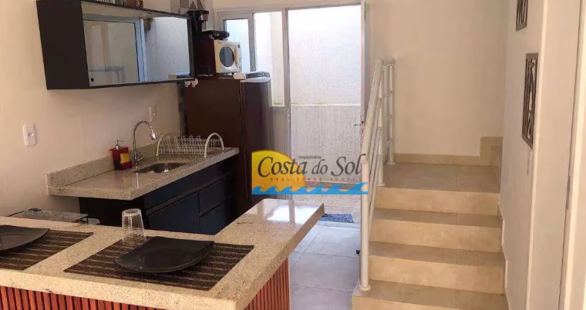 Casa com 2 dormitórios à venda por r$ 290.000,00 - maracanã - praia grande/sp