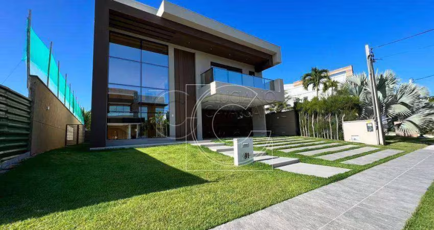 Alphaville Fortaleza, Casa nova e moderna, 481,00m², Cararu, Eusébio/CE