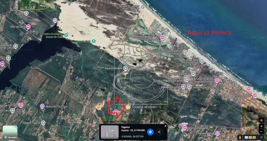 Loteamento planalto praia leste, terreno, 1287m², tapera, aquiraz/ce