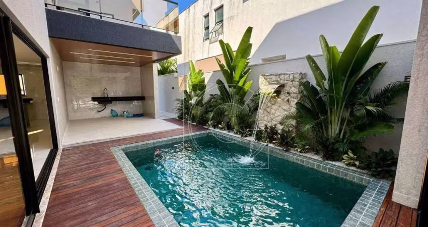 Jardins do lago, casa duplex alto padrão, 240m², eusébio/ce