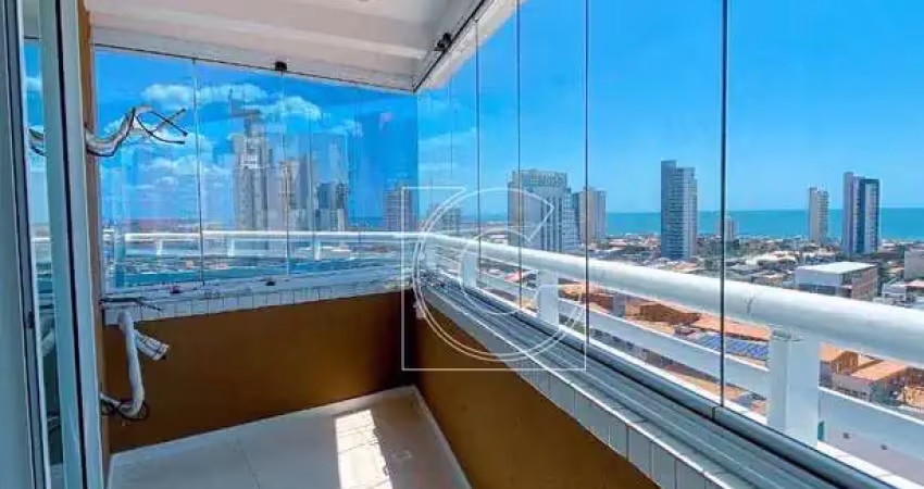 Cond. joão cordeiro, apartamento 49,00m², vista mar. 1 quarto, praia de iracema, fortaleza/ce.