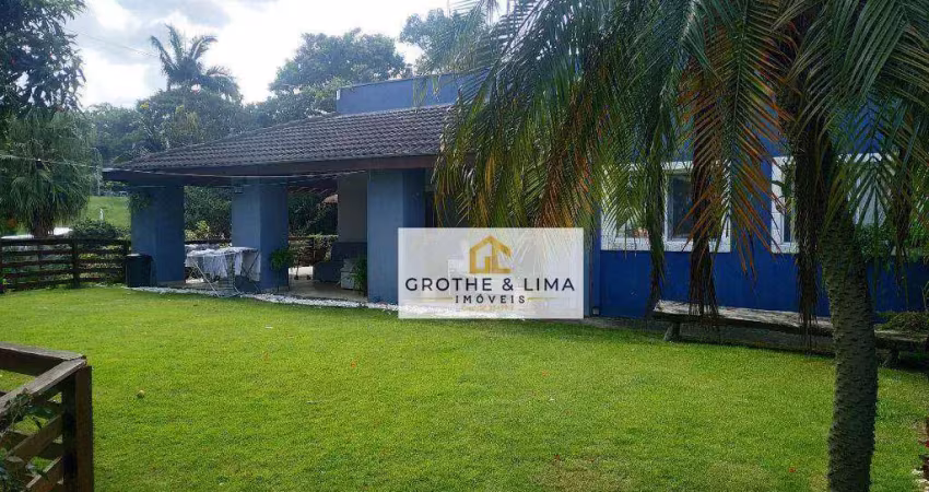 Chácara com 3 dormitórios, 2 suítes à venda, 3400 m² - Condomínio Lagoinha - Jacareí/SP