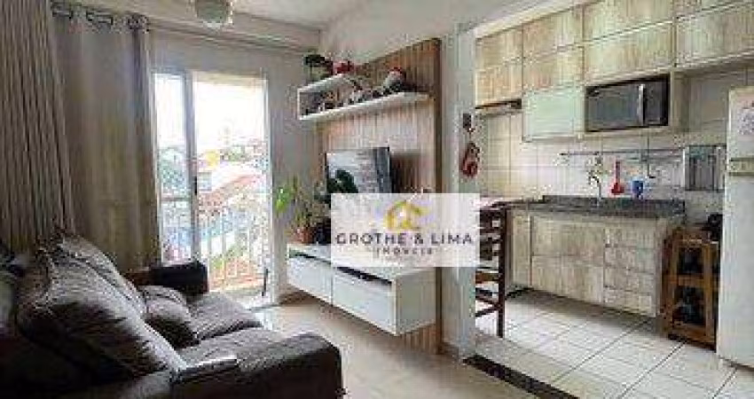 Apartamento com 2 dormitórios à venda, 50 m²- Parque Residencial Flamboyant - São José dos Campos/SP