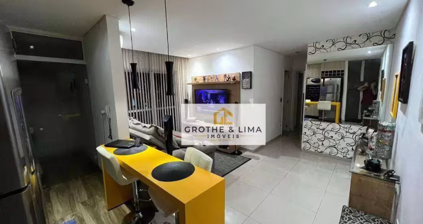 Apartamento com 2 dormitórios à venda, 62 m² por r$ 410.000,00 - vila jaboticabeira - taubaté/sp