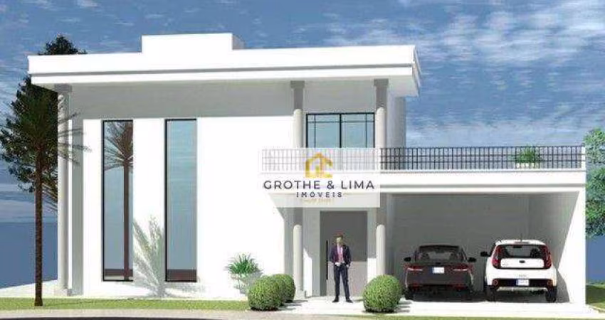 Sobrado com 3 dormitórios, 1 suíte máster à venda, 230 m² - Condomínio Terras do Vale - Caçapava/SP