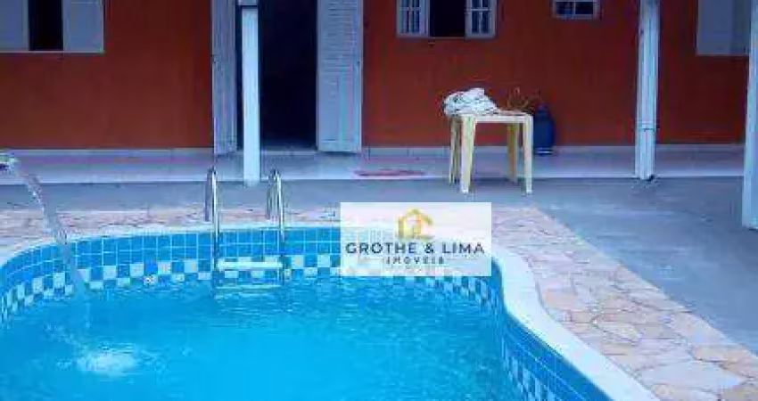 Casa com 2 dorms à venda, 100 m² construído, 300 m² terreno por r$ 550.000 - praia do sapê - ubatuba/sp