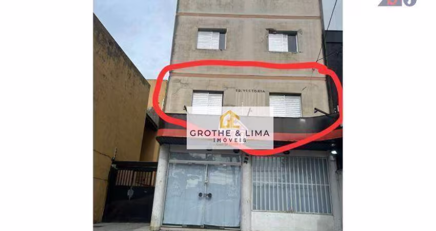 Apartamento com 2 dormitórios à venda, 62 m² por R$ 210.000,00 - Centro - Taubaté/SP
