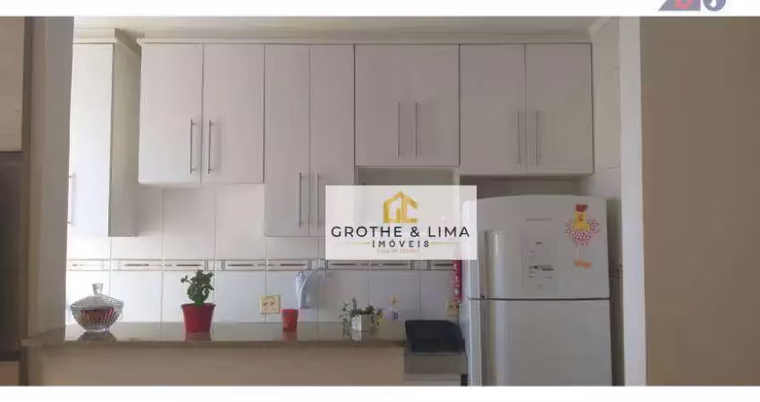 Apartamento com 2 dormitórios à venda, 55 m² por r$ 180.000,00 - chácara do visconde - taubaté/sp