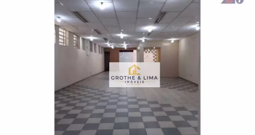 Salão, 212 m² - venda por r$ 1.100.000,00 ou aluguel por r$ 4.950,00/mês - centro - taubaté/sp
