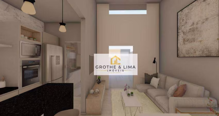 Casa com 2 dormitórios com suíte e churrasqueira  à venda, 85 m² por R$ 350.000 - Parque do Museu - Caçapava/SP