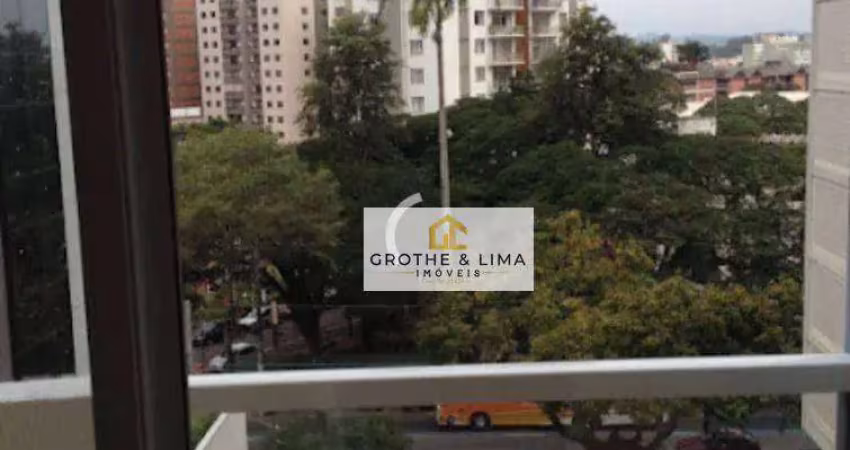 Apartamento com 1 dormitório para alugar, 45 m² por r$ 2.700,00/mês - centro - são josé dos campos/sp