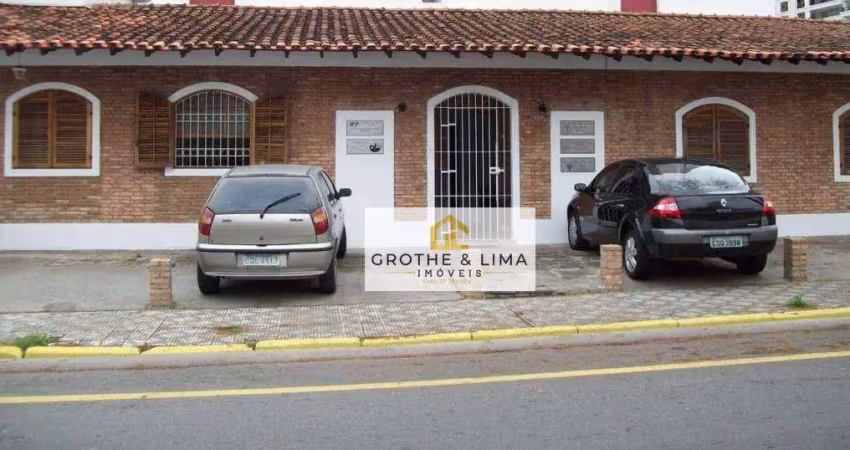 Oportunidade! comercial e residencial! 2 imóveis, sendo 6 salas mais 1 salão grande à venda, 342 m² por r$ 1.500.000 - jardim das nações - taubaté/sp