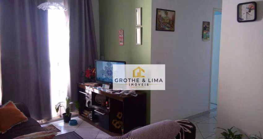Apartamento com 2 dormitórios à venda, 50 m² por R$ 265.000,00 - Jardim Paraíso do Sol - São José dos Campos/SP