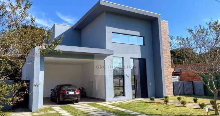 Viva com sofisticação no recanto santa bárbara – sobrado 4 suítes em condomínio de luxo