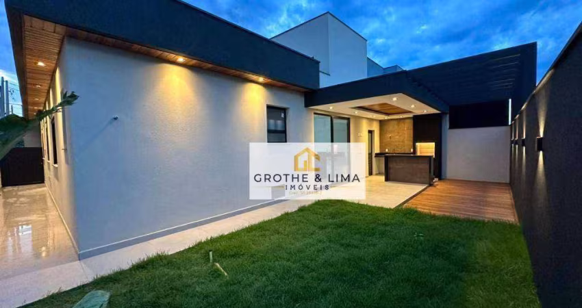 Novíssima casa térrea de 3 dormitórios, 1 suíte à venda, 150 m² - Condomínio Terras do Vale