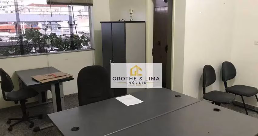 Sala, 25 m² - venda por r$ 85.000,00 ou aluguel por r$ 900,00/mês - centro - taubaté/sp