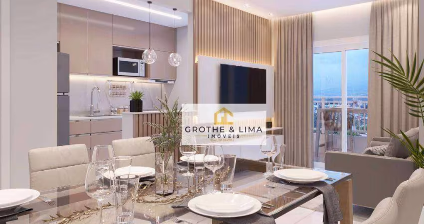 Apartamento com 2 dormitórios à venda, 65 m² por R$ 530.000,00 - Parque Industrial - São José dos Campos/SP
