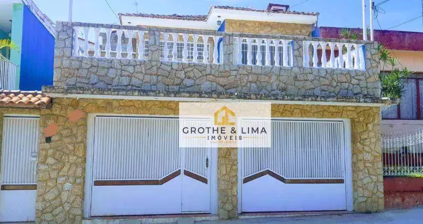 Sobrado com 3 dormitórios à venda, 248 m² por r$ 530.000,00 - jardim bela vista - jacareí/sp