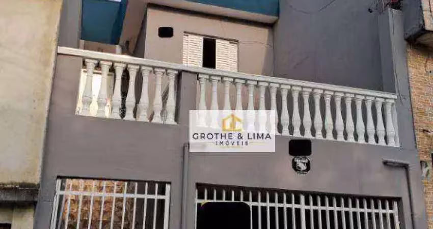 Sobrado com 2 dormitórios à venda, 80 m² por r$ 254.400,00 - parque santo antônio - jacareí/sp