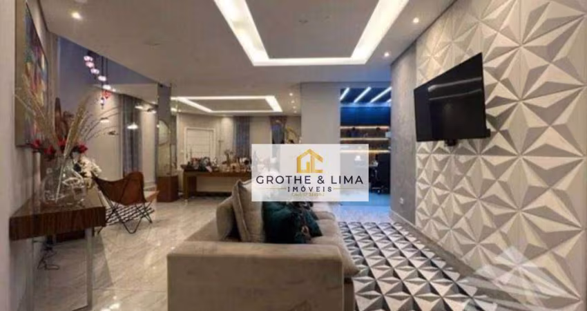 Casa Condomínio Alto Padrão, á venda, 4 dorm, AC: 270m² AT: 480m² local excelente, fácil acesso ao centro e Via Dutra- Vila São Geraldo - Taubaté/SP