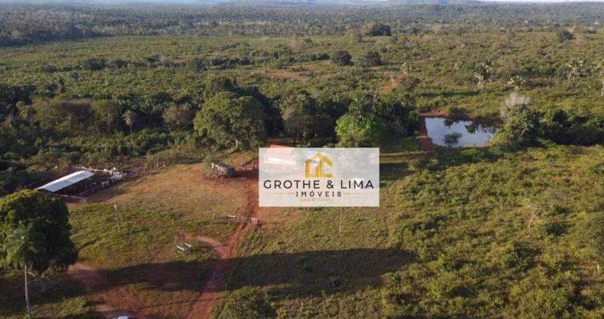 Vendo fazenda com  130 alqueires dupla aptidão com 50 alqueires em pastos sujos a 47 km de Araguaína/TO.