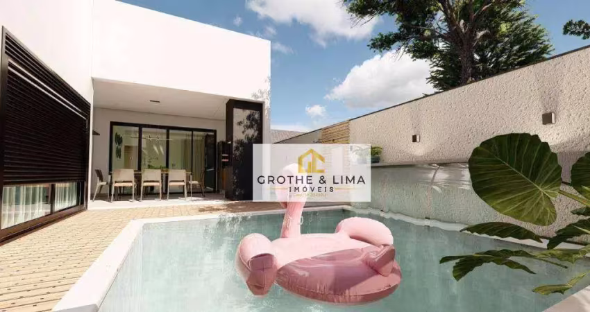 Casa térrea e cosntrução com 3 dormitórios, 1 suíteà venda, 135 m²- Condomínio Terras do Vale - Caçapava/SP