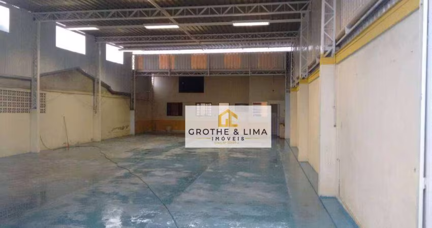 Galpão para alugar, 250 m²  - Jardim São Vicente - São José dos Campos/SP