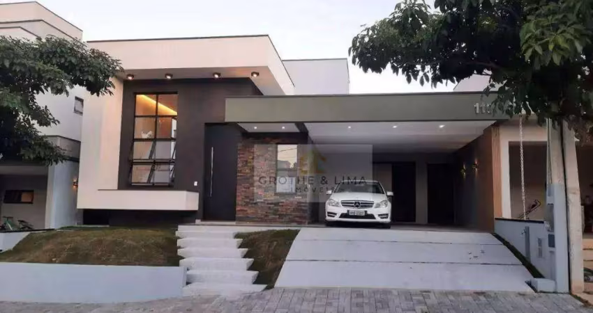 Casa térrea - condomínio terras do vale - caçapava - 3 suítes - 170m²