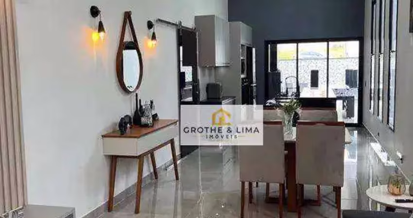 Casa com 3 dormitórios, 1 suíte à venda, 142 m² - residencial malibu - caçapava/sp