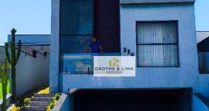 Oportunidade única sobrado com 3 dormitórios à venda por r$ 1.350.000 - condomínio residencial malibu - caçapava/sp r$1.430.000,00