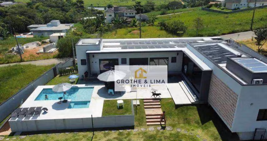 Casa Condomínio TOP - Nova, á venda, 4 dorm, suíte, AC: 357m² -AT: 1.250m² -  Um refugio dentro de SJC - Colinas Do Parahyba - São José dos Campos/SP