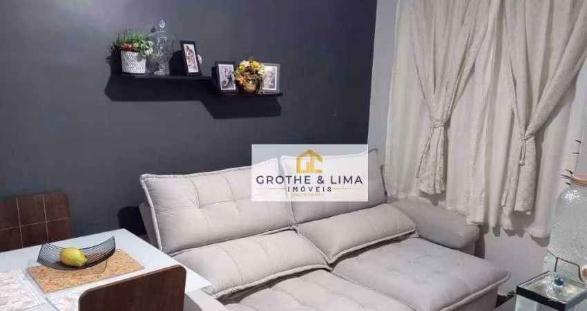 Apto á venda  c/ 2 dormitórios, AC: 49m² excelente local perto de comércio/serviços, fácil acesso via Dutra, centro JAC/SJC- Vila Branca - Jacareí/SP