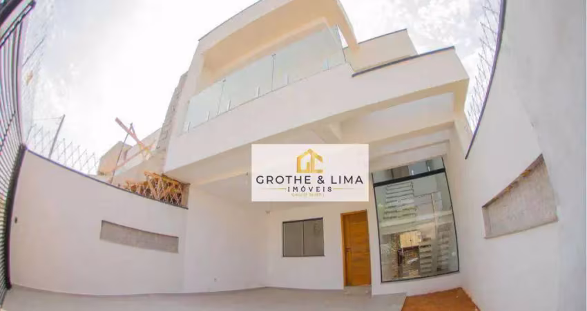 Sobrado com 3 dormitórios à venda, 180 m² por r$ 636.000,00 - campos elíseos - taubaté/sp