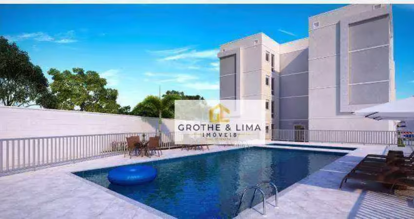 Apartamento com 2 dormitórios à venda, 39 m² por r$ 206.700,00 - vila nova aliança - jacareí/sp