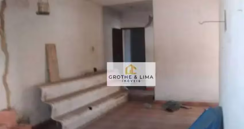 Casa antiga com 3 dormitórios à venda, 130 m²  - centro - taubaté/sp