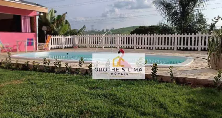 Chácara com 2 dormitórios à venda, 500 m² por r$ 395.000,00 - jardim das palmeiras - caçapava/sp