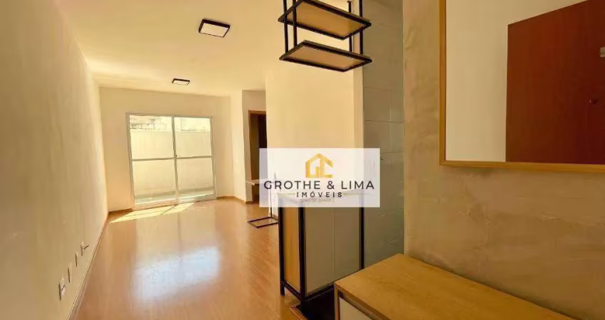 Apartamento térreo com sacada à venda- 2 dorm - próximo ao shopping oriente- sjcampos.