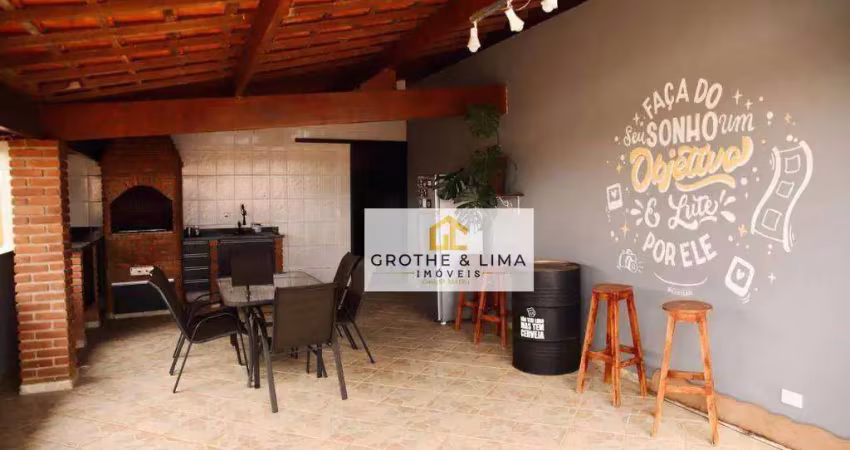 Sobrado com 3 dormitórios à venda, 160 m² por r$ 445.000,00 - residencial novo horizonte - taubaté/sp