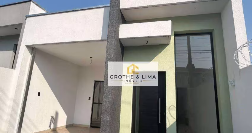 Casa com 3 dormitórios à venda, 83 m² por r$ 430.000,00 - jardim da luz - taubaté/sp